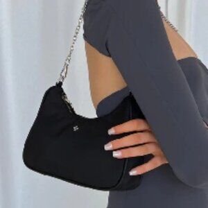 Peta & Jain Paloma Nylon Bag - Black - Shoulder or Crossbody